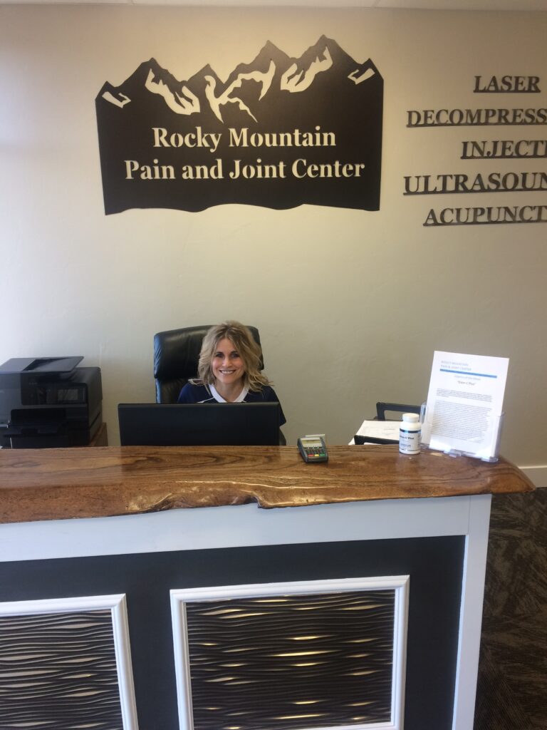 Rocky Mountain Pain and Joint Center Chiropractic front desk